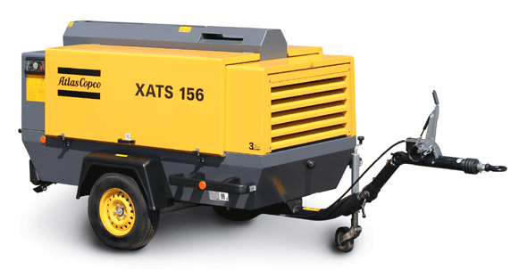 Дизельный компрессор Atlas Copco XATS 156 Dd Дизельный компрессор XATS 156 Dd